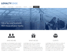 Tablet Screenshot of loyaltyedge.com